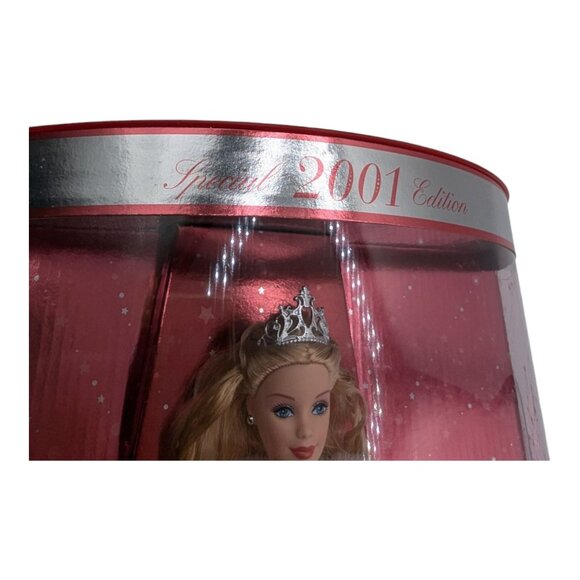 Vtg Special 2001 Edition Holiday Celebration Barbie Doll Mattel In Box #50304 - Picture 3 of 8